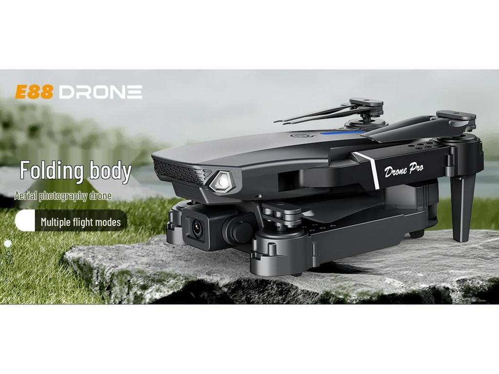 E88PRO 2025 Dual Camera Drone: Fixed Height Quadcopter with Remote Control for Aerial Photography