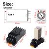 1 Pc H3Y-4 Small Time Delay Relay DC12 24V 14Pin Electricity Delay Type Power-on Delay Rotary Knob 1S/5S/10S/30S/60S/5M/10M/30M Relays 5