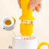 2 In 1 Kitchen Silicone Oil Bottle with Olive Oil Brush Large-capacity Barbecue Steak Oil Sauce Brush Dispenser Baking BBQ Tool