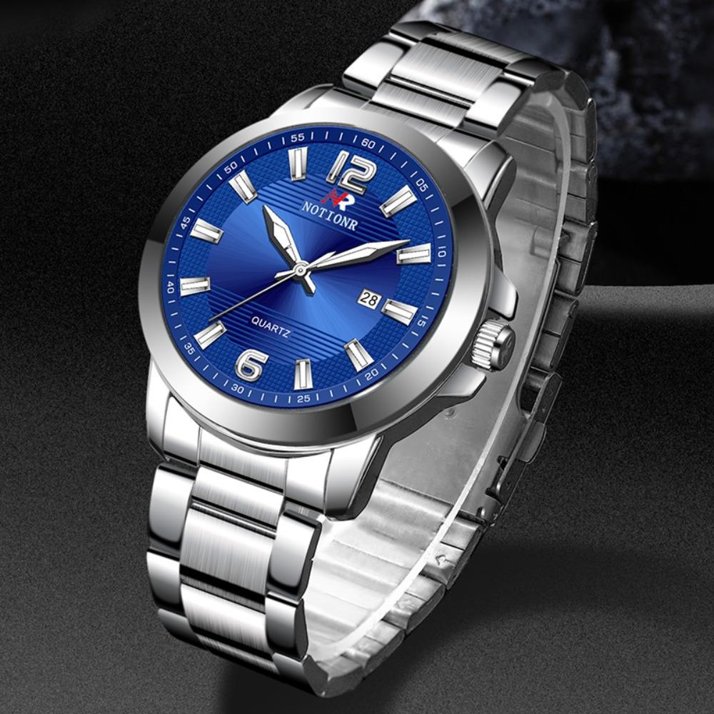 Men'S Business Casual Stainless Steel Strap Men'S Quartz Watch Available In A Variety Of Colors