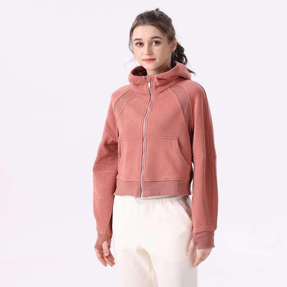 Uarun Women's Loose Fleece Yoga Hoodie