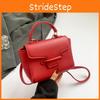Pu Color Solid Crossbody Bag Women With Lock Closure Mobile Pocket Casual Use