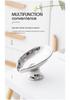 Nordic Light Luxury Ceramic Soap Dish - No-Drill, Water-Draining Bathroom Holder