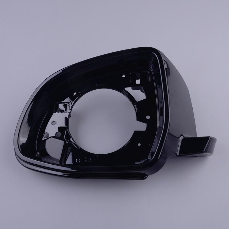 Glossy Black Car Left Rearview Door Side Mirror Housing Frame Trim Fit for BMW X3 F25 X5 F15 X4 F26 X6 F16 2015 2016 2017 ABS