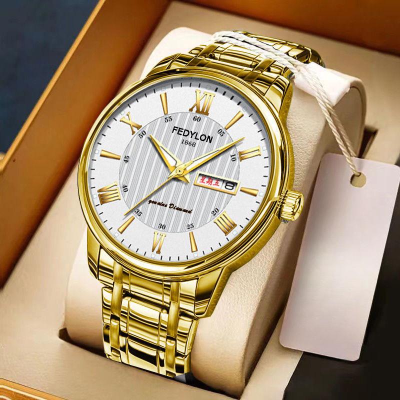 

Новые высококачественные полностью автоматические часы для мужчин с двойным календарем, светящиеся водонепроницаемые мужские кварцевые часы minimum