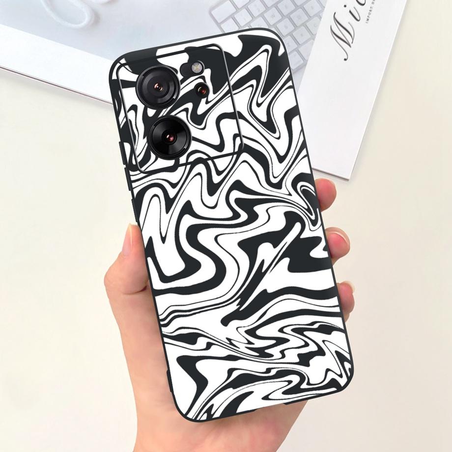 For Xiaomi Redmi 13C Case Xiaomi Mi 13T Pro Back Cover Soft Matte Liquid Silicone Flower Cartoon Printing Capa For Mi13T Pro Bag