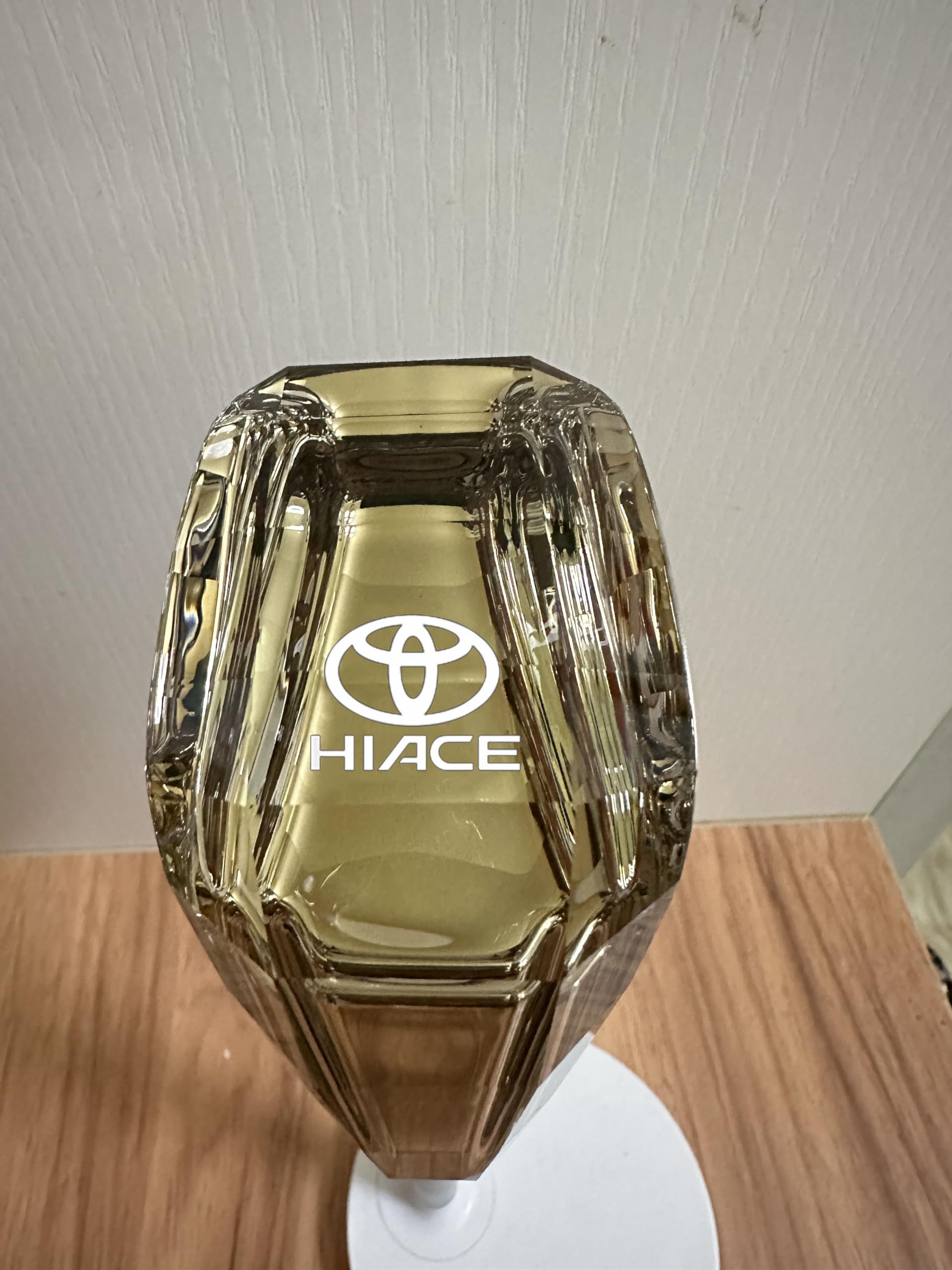 Shift Gear Crystal Upgrade for Toyota Hiace with LED Touch 7 Gear Stick Shift Car Shifter Shift Knob Universal Edge Plate Automatic Lighting Crystal