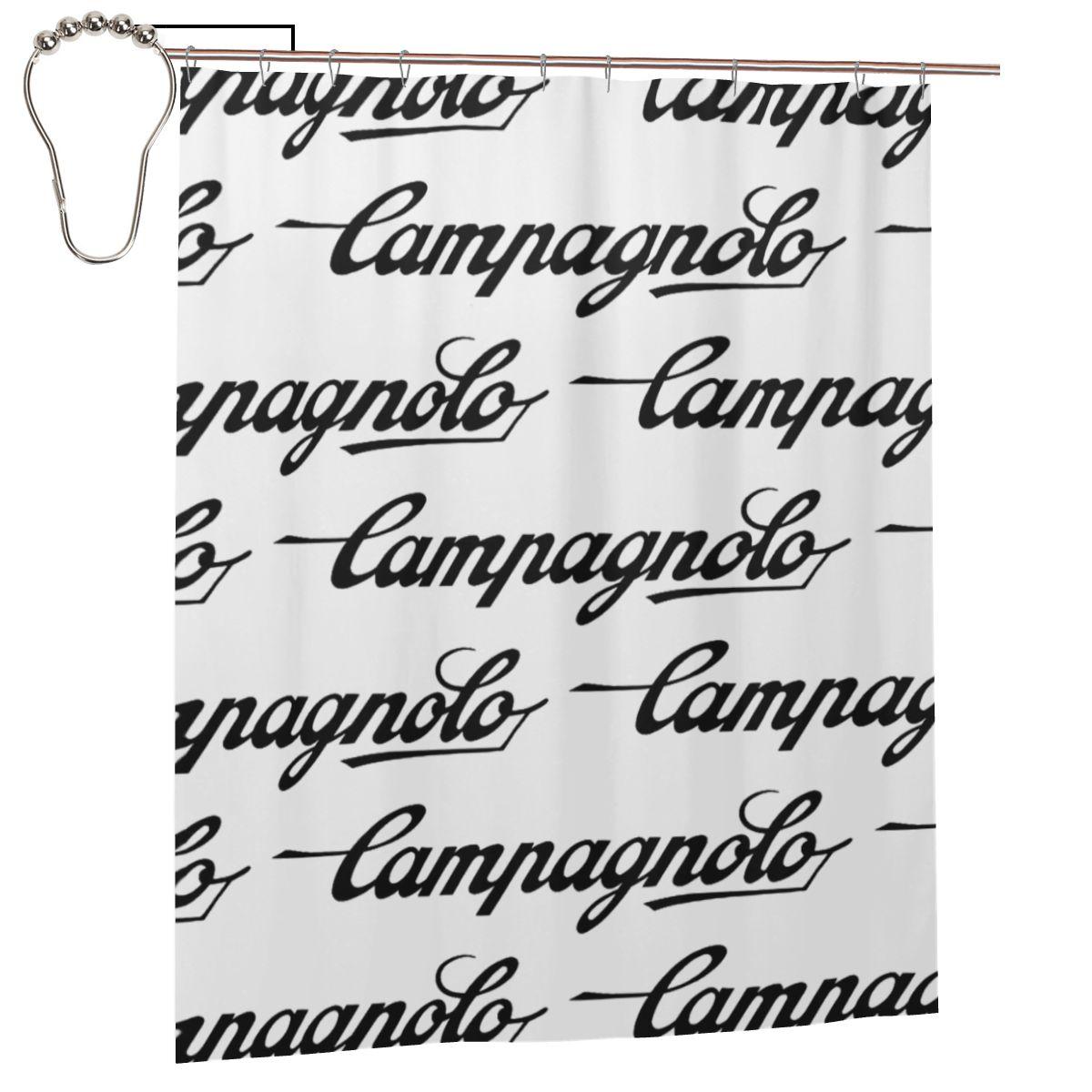

Campagnolo Shower Curtain Bathroom Polyester Waterproof Bath Curtains With Hooks W60H190(CM)-1 Pcs