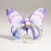 1 Butterfly Phone Stand Pink/Purple, Handheld Handle with Knob Ring, Suitable for Smartphone Users and Home Users