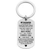Creative Minimalist Keychain Spanish Key Pendant Metal Stainless Steel Laser Key Ring Stainless Steel Keychain for Backpack Bag Pendant