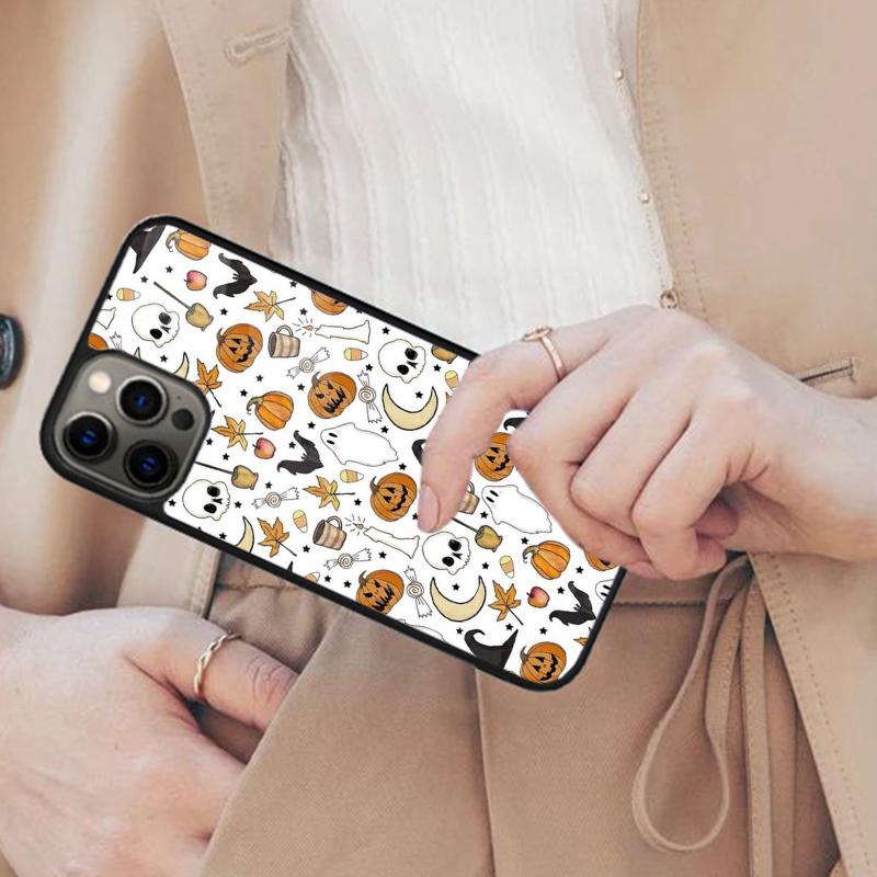 HALLOWEEN PATTERN Magnetic Phone Case For APPLE iPhone 17 Air 16 14 13 12 Pro Max 15 Plus Wireless Charge With MagSafe Cover