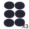 2x6 Pieces/Pack Denim Iron On Jean Patches Jeans Repair Oval Navy Blue , Dark Blue, 3 Pcs