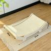 Big Size Scratch Pad And Relaxation Bed Combined Sisal Top Wooden Bottom Comfortable For Large Animals