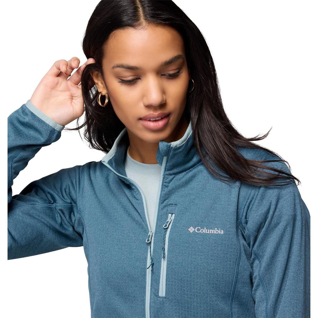 Columbia Womens/Ladies Hike Grid Full Zip Fleece Jacket