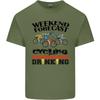 Weekend Forecast Cycling Cyclist Bicycle Unisexs Light Cotton TShirt