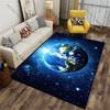 Earth in vast cosmic space carpet Yoga living room room decor children's crawling mat doormat area rug games mat