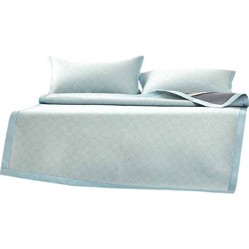 Fuanna A-Grade Antibacterial Ice Silk Cooling Mat 3-Piece Set