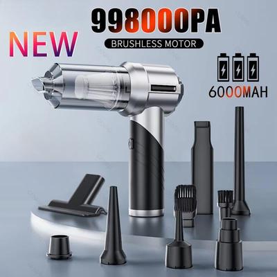 New 998000pa Car and Home Dual-use Wireless Mini Brushless Vacuum Cleaner Wireless Strong Suction Portable Handheld Vacuum Cleaner