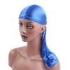 Unisex Menn Kvinner Bandana Durag Hodeplagg Hodeplagg Silke Piratlue Wrap Hatter