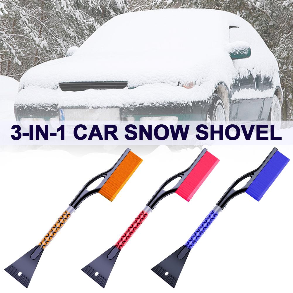 Car Snow Brush With Ice Scrapers For Car Windshield And Window Car Snow Scraper And Brush With Ergonomic Foam Grip Snow Sho A8g1