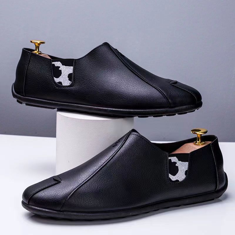 

Повседневная кожаная обувь Деловая классическая кожаная обувь Мужская обувь больших размеров Удобная обувь Студенческая рабочая классическая мужская кожаная обувь Обувь Doudou 39 чёрный