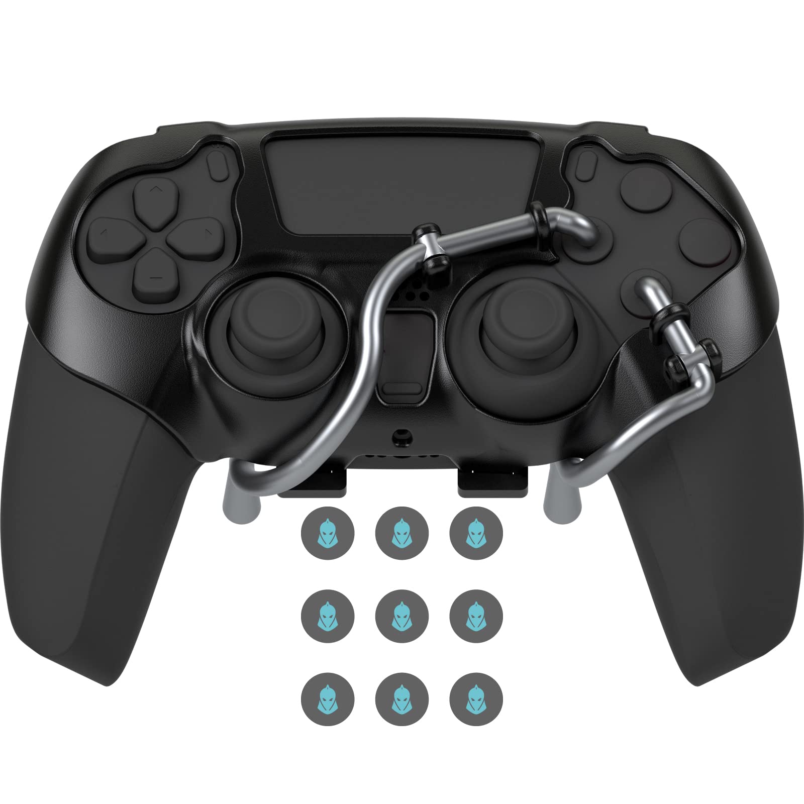 

EXknight Leverback V2 PS5 Задні пелюстки, Насадка з задніми кнопками для контролера PS5 | Підходить для стіків (Чорний)
