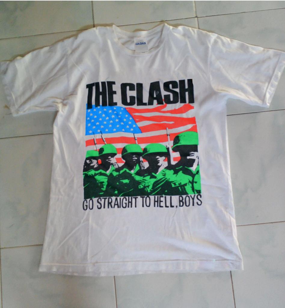 The Clash Vintage Design Tee Band T Shirt Size 2XL