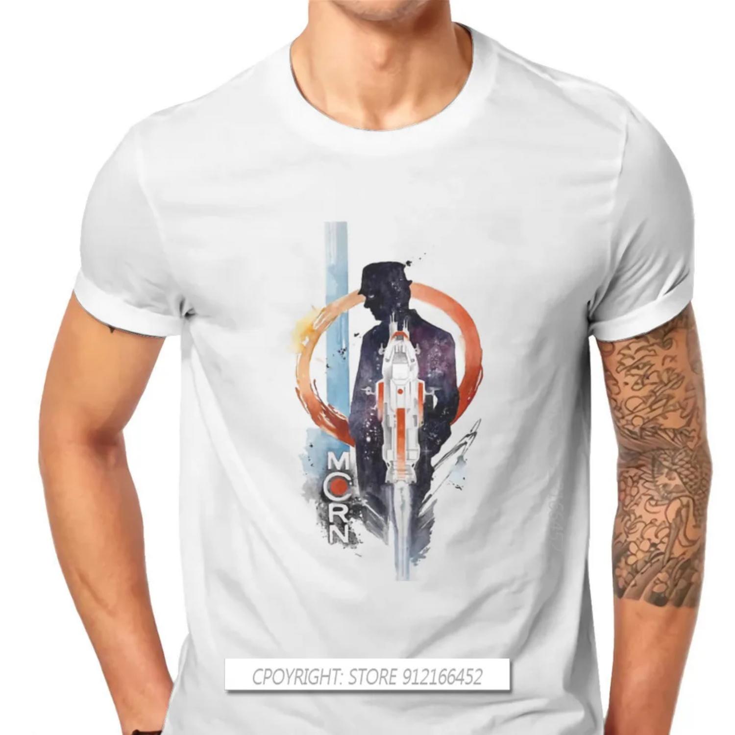

The Expanse TV 100% Cotton TShirts For Men MCRN Color Print Homme T Shirt New Trend Clothes 3XL Gift Clothing S чёрный