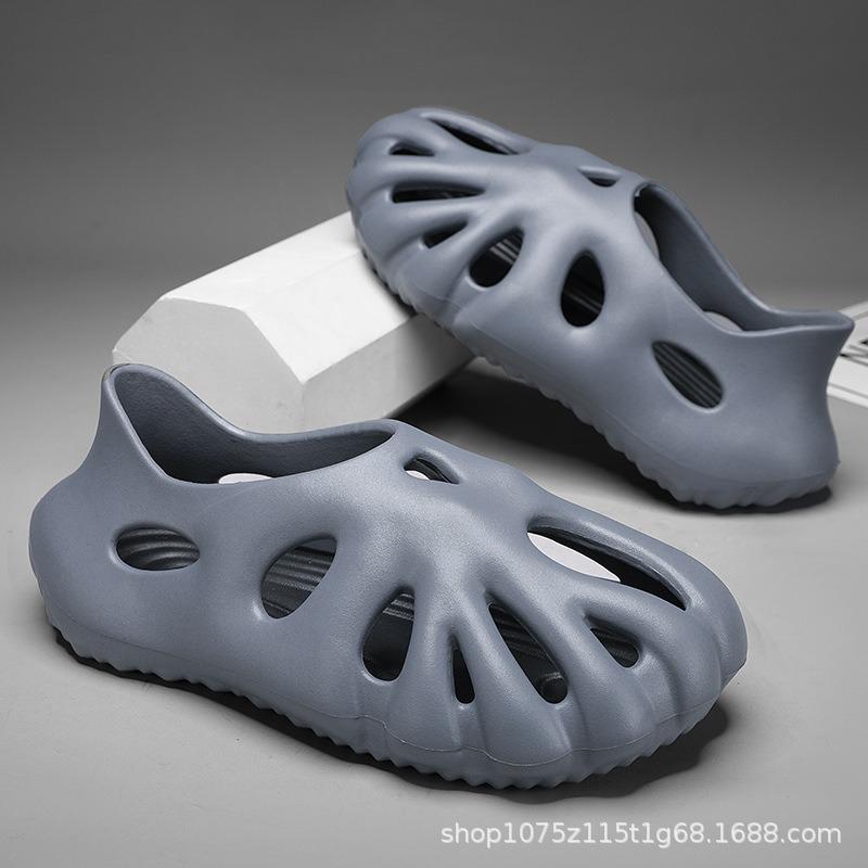 Men's hole shoes summer wear non-slip casual eva soft sole comfortable new versatile beach sandals