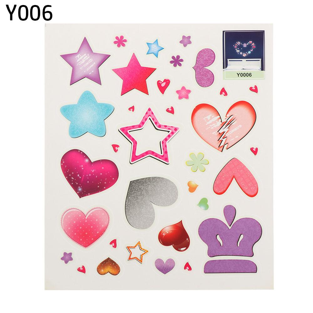 DIY Vinyl Home Decoration Kids Bedroom Noctilucent Moon Glow In Dark Fluorescent Star Decal Luminous Wall Stickers