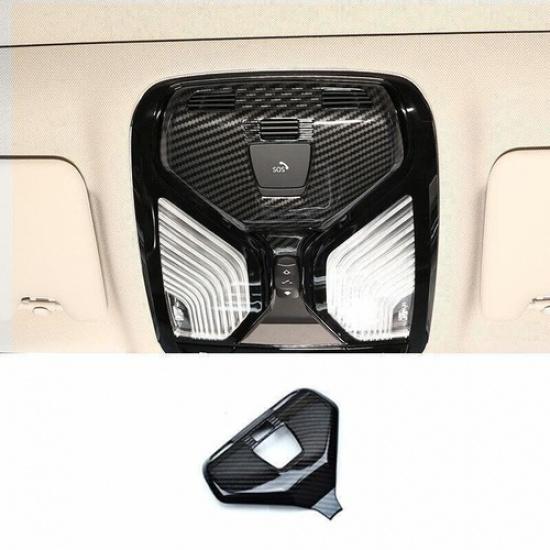 For BMW X3 X4 X3M X4M iX3 2018-2023 Carbon Fiber Front Reading Light Cover Trim