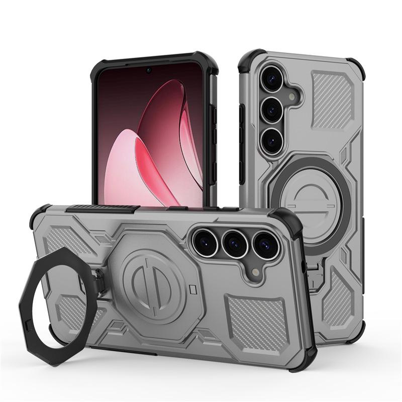 

The M56 J-20 Two In One Anti Drop Case Is Suitable for The Samsung S25 Ultra Rotating Stand Phone Case Samsung S25