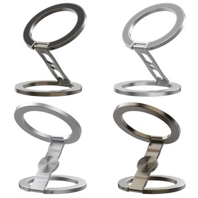 Suport magnetic cu inel pentru telefon, față-verso, compatibil MagSafe, cu suport (kickstand), pentru iPhone 16/15/14, Huawei, Xiaomi, Accesoriu Stand Grip