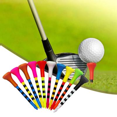Asiento de bola de plástico de dureza fuerte, resistente al desgaste, fácil de instalar, campo de prácticas, entrenamiento en te de práctica de golf, 10 Uds. Reduce la fricción