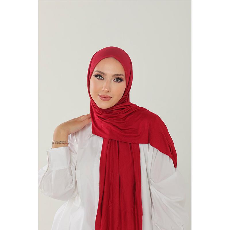 New Women Modal Cotton Jersey Hijab Ramadan Fashion Plain Soft Long Turban Scarf Shawls Islamic Ladies Headscarf Bandana