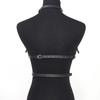 Mode Leder Geschirr Gürtel Brustgeschirr Korsett Damen Leder Lingeire Gothic Fetisch Kleidung Punk Festival Rave Outfit