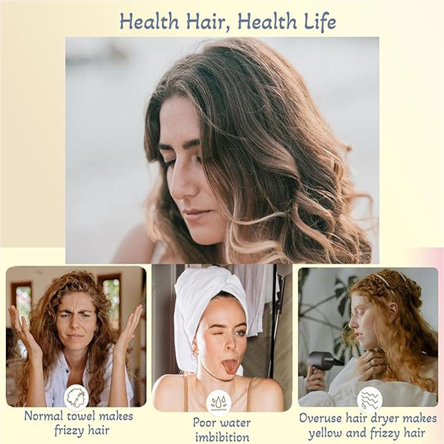 1PCS Double Thickened Hair Dryer Cap Super Absorbent Blow Free Quick Dry Hair Wash Towel Hair Towel Shower Cap