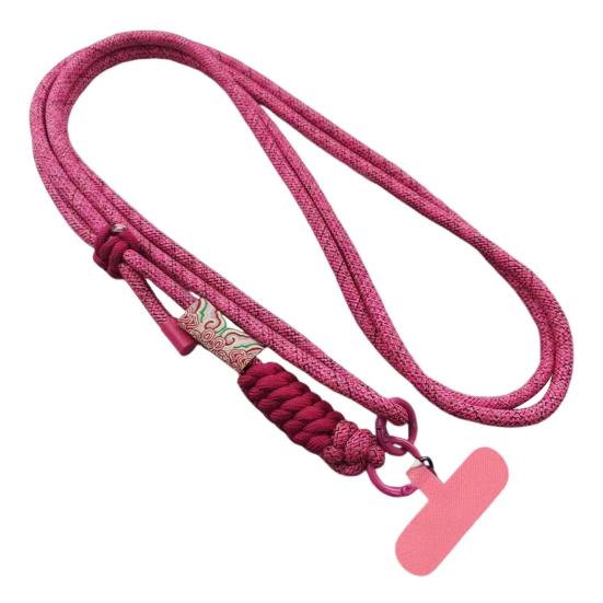 

Регулируемый шнурок для телефона с узором «Благоприятные облака», длинный ремешок через плечо, защита от потери телефона, модный аксессуар для телефона розы красного