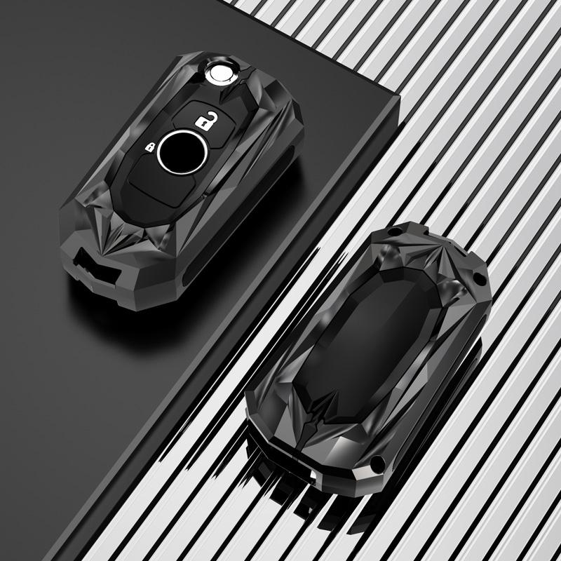 2 3 Buttons Metal Car Key Cover Fob Case Shell For Opel Astra K Vauxhall For Buick Verano Gt Excelle