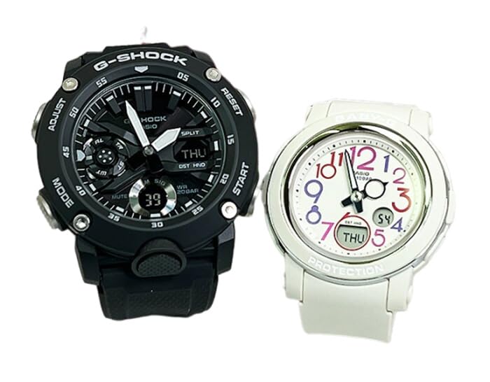 

[Casio] CASIO Pair Watch G-SHOCK G-Shock BABY-G Baby G Ana-Digi Battery Operated Genuine Pair Case Set of 2 GA-2000S-1AJF BGA-290PA-7AJF Watch