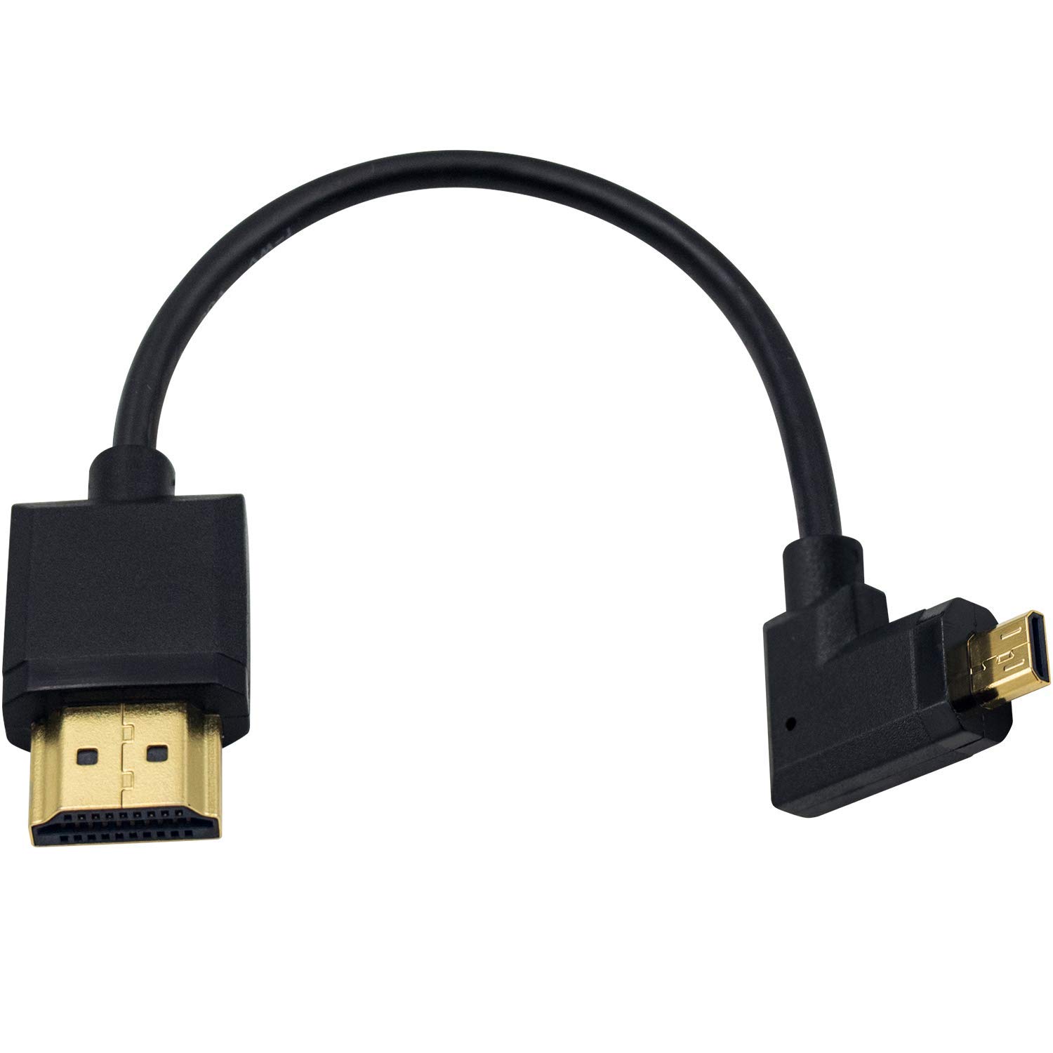 

Duttek Micro HDMI - HDMI Короткий HDMI Micro HDMI Кабель Ультратонкий Micro HDMI Мужской HDMI Мужской Кабель для 1080P 4K UltraHD 3D Ethernet Кабель, Правая Сторона
