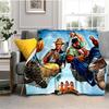 Bud Spencer Terence Hill Wirft Wirft Decke für Kindersofa Reise Wandern Picknick Beding Super Weiche Flanelldecke Geburtstagsgeschenk