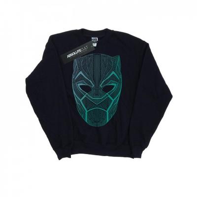 Boys Black Panther Tribal Mask Sweatshirt