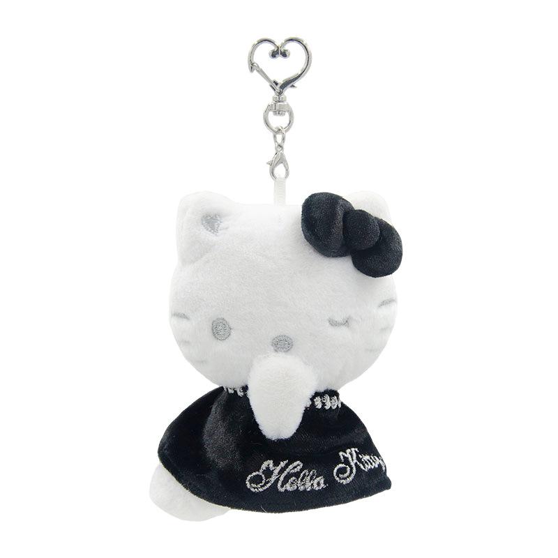 Оригинальный Санрио Черно-серебряный брелок-подвеска на рюкзак Hello Kitty Licensed + anti-counterfeit tag