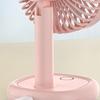 USB Desk Fan with Adjustable Head Portable Mini Table Fan for Student 3 Speeds Quiet 360 Degree Rotating Fan for Home Dorm Office