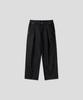 Ssei Essential Cotton Wide Twill Pants Black