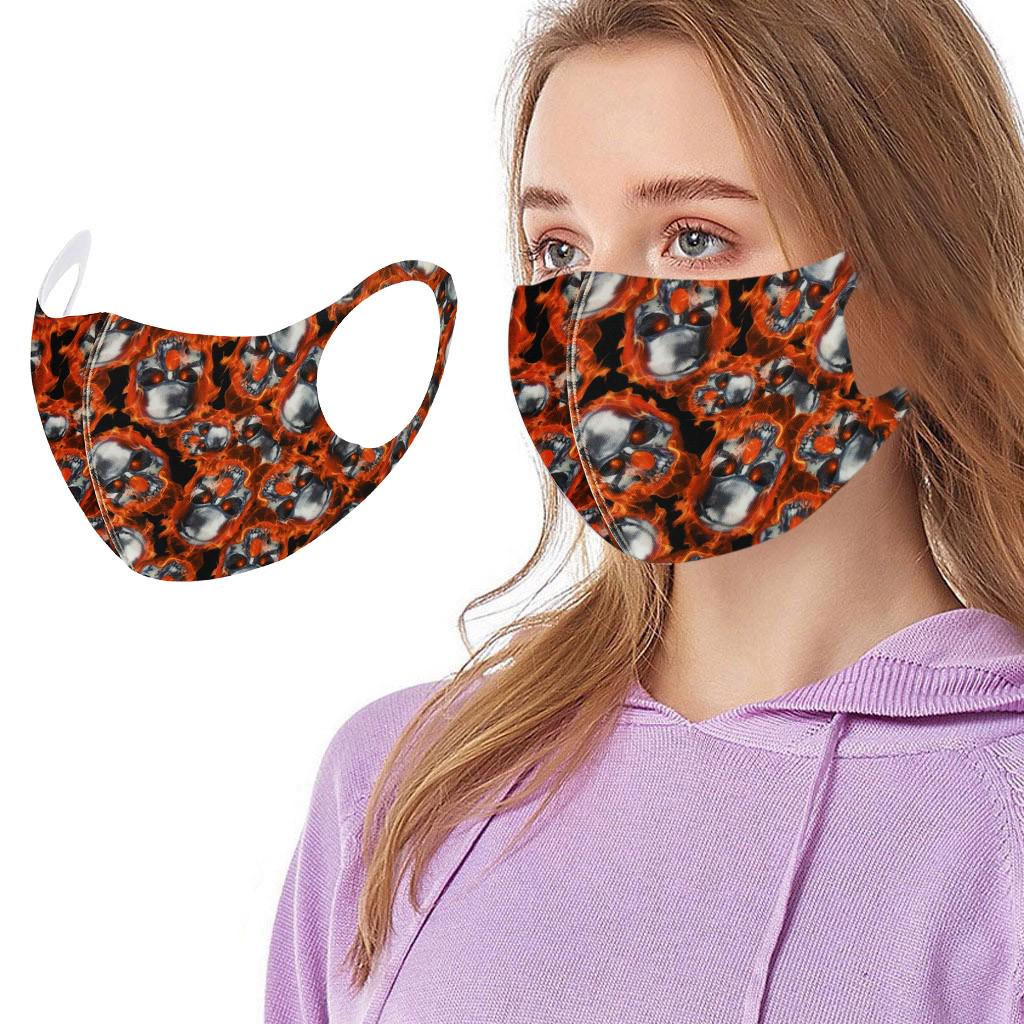 

Многоразовая красочная ткань тюрбана для лица стильная модная нейтральная моющаяся маска