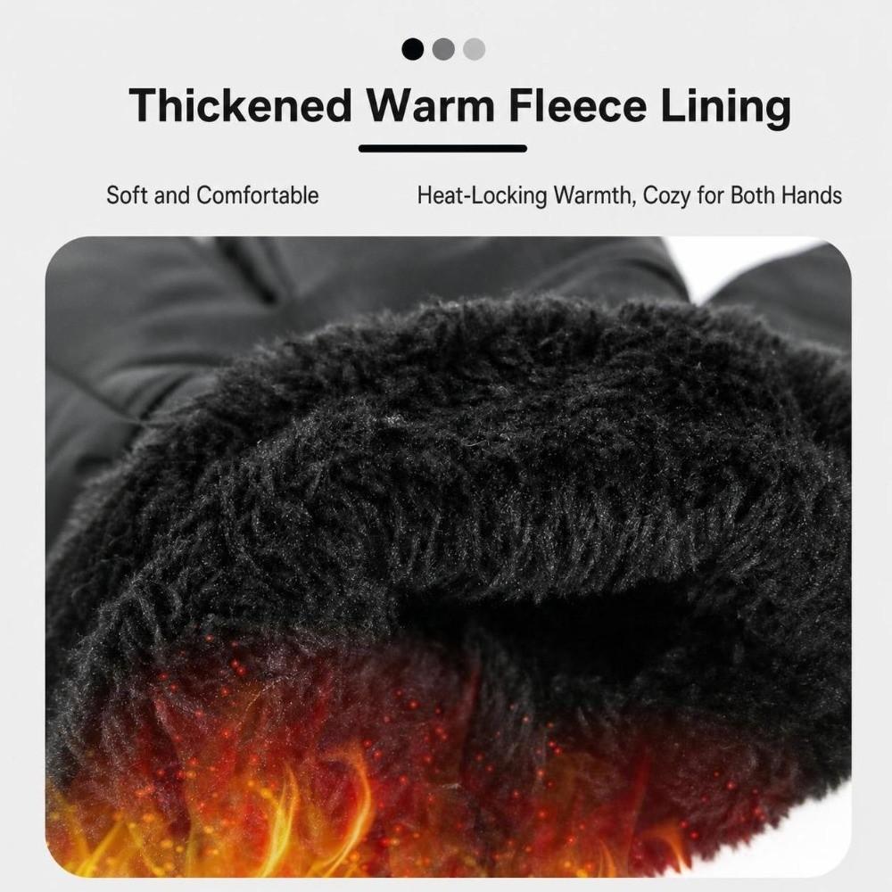 Waterproof Cold Proof Gloves Anti Slip Touchscreen Gloves Durable Windproof Gloves