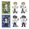 8/16sheets Firefighter Doctor Professional Puzzle Stickers Make a Face DIY Cartoon Assemble Jigsaw Educational Toy Decals Decor