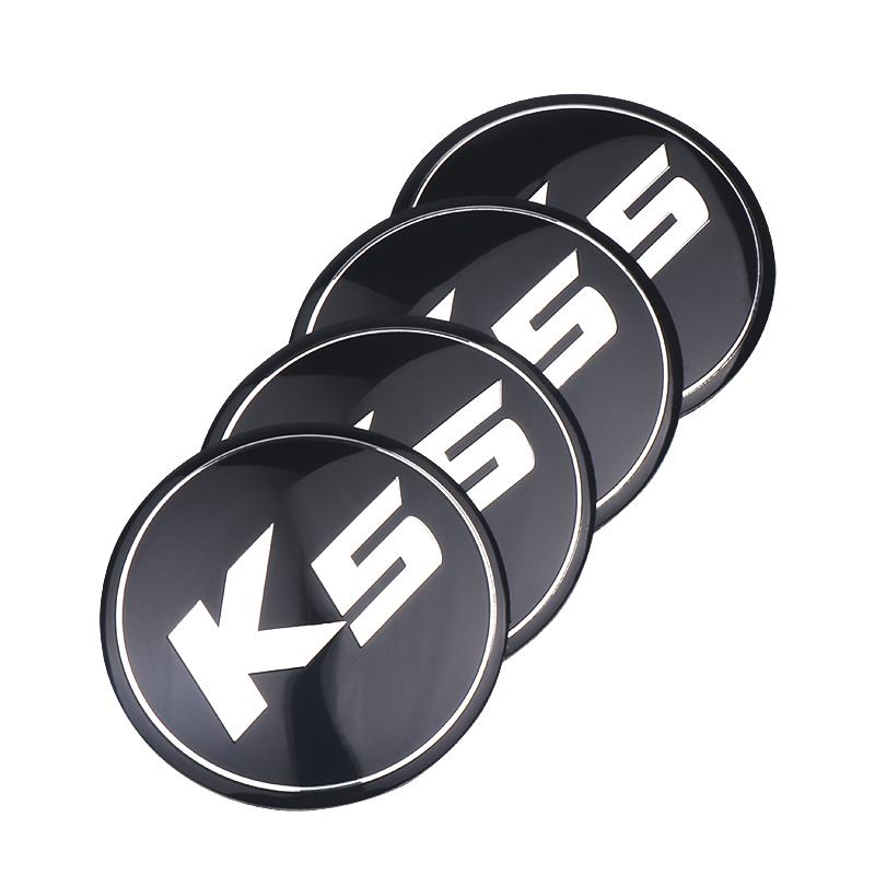 4 Stück 56/58mm Auto Radnabenabdeckung Aufkleber für Kia Sportage 3 Rio Ceed Carnival Forte Seltos Picanto Soul EV6 Niro
